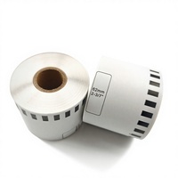Étiquettes thermiques directes DK2205 pour imprimantes Brother QL, 62 mm x 30,48 m, rouleau d'étiquettes en papier continu compatible