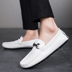 Chaussures plates respirantes pour hommes, mocassins polyvalents à semelle souple, à enfiler, décontractées, à la mode, pour tous les jours, quatre saisons - Product Image 2