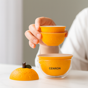 <span class=keywords><strong>Set</strong></span> <span class=keywords><strong>Regalo</strong></span> di Tè alle Erbe a Forma di Frutta Unico con Astuccio Portatile e Tazze, Perfetto per Festività, Eventi e Promozioni - Product Image 3