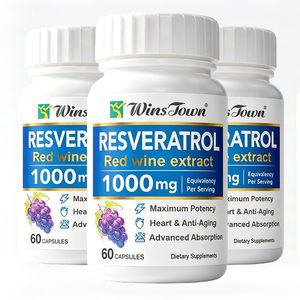 Capsule di Resveratrolo J51, Antiossidante, Elimina i Radicali Liberi, Anti-Invecchiamento, Cura della Pelle e delle Vene, Integratore, Disponibile in Stock, Supporto OEM - Product Image 1