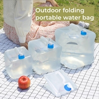 Portable seau Camping 5/10/15/20 litres pliable extérieur baril d'eau étui pliant accessoires grande capacité conteneur d'eau