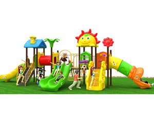 <span class=keywords><strong>Toboggan</strong></span> pour enfants avec <span class=keywords><strong>balançoire</strong></span> Équipement d'amusement Installations du parc Aire de jeux commerciale extérieure pour enfants - Product Image 3