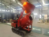 Mini-bétonnière diesel Goodway Zebra, mini-dumper sur chenilles, camion de chantier, moteur EU5 EPA4, boîte de vitesses