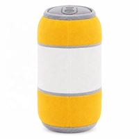 Peluche personnalisée en forme de fût de bière avec logo, jouet en peluche super doux, poupée en coton PP, coussin décoratif