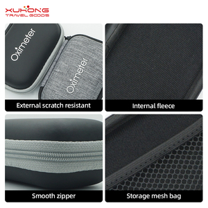Bolsa de almacenamiento de oxímetro de carcasa dura EVA con cierre de cremallera bolsa de viaje personalizable para medidor de oxígeno en sangre directo de fábrica - Product Image 2