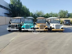 Venta directa de fábrica de lujo 48V/72V eléctrico Retro Vintage autobús turístico coches antiguos clásicos para boda - Product Image 2