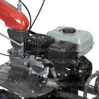 Mini Tractor de Gasolina 170, 2WD, Cultivador, con Rotocultor y Equipo de Deshierbe, 7HP, 4.0 kW
