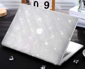 Luxe éblouissant strass brillant étincelle ordinateur portable coque rigide pour <span class=keywords><strong>Macbook</strong></span> <span class=keywords><strong>Pro</strong></span> 14 pouces 2024-2021 M4 M3 M2 M1A3112 A3185 - Product Image 5