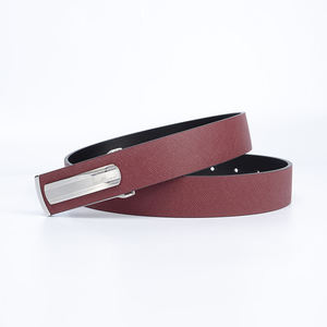 Ceinture pour homme en cuir véritable Ceinture décontractée avec boucle simple classique Ceintures pour homme en cuir véritable confortable - Product Image 6