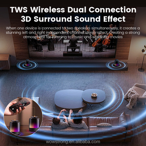 <span class=keywords><strong>2025</strong></span> OEM Logo xách tay 4 trong 1 RGB ánh sáng ban đêm điện thoại đứng BT loa với FM Đài phát thanh TF thẻ có thể điều chỉnh điện thoại chủ TWS Loa - Product Image 6