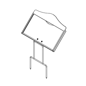 Support de marqueur de tombe Piquet de jardin en métal Panneau de cour Piquet Support de <span class=keywords><strong>plaque</strong></span> en métal Présentoir - Product Image 3
