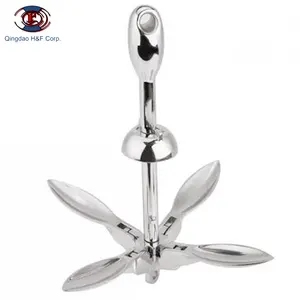 Type A And B Hot Dipped Galvanized Ship Boat Small Grapnel Folding Anchor