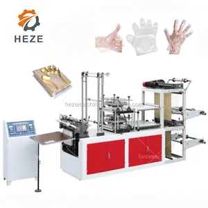 Wegwerp Polyethyleen Pe Plastic Hand Werken Handschoenen Making Machine