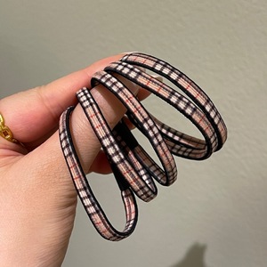 6Mm Rộng Phẳng Leopard In Kaki Tóc Scrunchies Kẻ Sọc Tóc Đàn Hồi Ban Nhạc Hàng Đầu Độ Đàn Hồi <span class=keywords><strong>Ponytail</strong></span> Chủ Tóc Quan Hệ Cho Các Cô Gái - Product Image 6