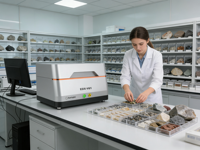 Espectrómetro XRF de Sobremesa Aurispec EDX-V61 con Bomba de Vacío Externa, Detector SDD y Cámara HD para Análisis de Minerales, Consistencia Comprobada por Procesos Probados
