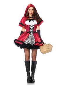 Nouveauté, costume sexy <span class=keywords><strong>de</strong></span> petite rouge cape pour femmes adultes, inspiré <span class=keywords><strong>de</strong></span> la série télévisée et du film, robe d'Halloween pour soirée à thème - Product Image 2