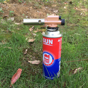 Sun M60 Portable Gas Torch Welding Gun For <b>Camping</b> Barbecue Ignition Windproof Stainless Steel Copper Aluminum Alloy - Product Image 2