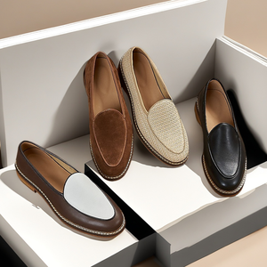 Mocassini Eleganti <span class=keywords><strong>da</strong></span> <span class=keywords><strong>Uomo</strong></span> di Alta Qualità, Scarpe Formali <span class=keywords><strong>da</strong></span> Ufficio, Slip-On, Tinta Unita, Traspiranti per Primavera, Autunno ed Estate, in Vera Pelle - Product Image 5