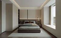 Service de design d'intérieur complet pour villa moderne sur mesure, conception de décoration intérieure résidentielle avec rendu 3D