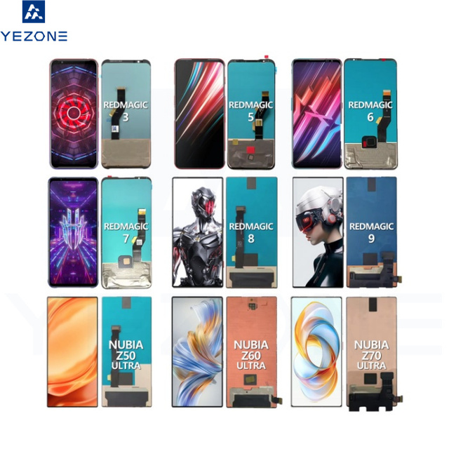 For Zte Axon 30 5G 40 50 Lite Display for Zte Blade V30 V40 V70 Max Screen for Zte Nubia Red Magic Redmagic 3 Mobile Phone Lcd