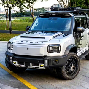 กระจังหน้าสไตล์ <span class=keywords><strong>Warframe</strong></span> รุ่นใหม่ พร้อมตัวอักษร JETOUR แบบติดตั้ง  กระจังหน้า ABS สำหรับอุปกรณ์เสริม Jetour T2 - Product Image 4