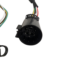 Adaptateur de câblage de remorque double sortie pour véhicule, multi-prises 7 voies (prise lame) et 4 voies (prise plate), connecteur de feux de remorque