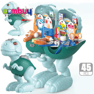Boîte de rangement coulissante en forme de <span class=keywords><strong>dinosaure</strong></span>, jeu de simulation pour enfants, <span class=keywords><strong>maquillage</strong></span> pour filles, ensemble de cosmétiques - Product Image 5