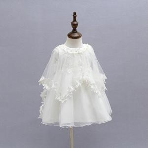 Abiti da Battesimo Natalizi per <span class=keywords><strong>Neonata</strong></span>, Vestiti da Cerimonia per Bambine, Abito <span class=keywords><strong>Bianco</strong></span> da Principessa in Chiffon per <span class=keywords><strong>Neonata</strong></span>, Set da 3 Pezzi - Product Image 4