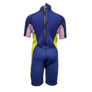 Traje de baño de una pieza de <span class=keywords><strong>neopreno</strong></span> de manga corta para niños pequeños, traje de <span class=keywords><strong>surf</strong></span> para bebés con impresión personalizada OEM - Product Image 2