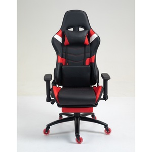 500LBS <span class=keywords><strong>chaise</strong></span> d'ordinateur robuste en gros pas cher ergonomique confortable course <span class=keywords><strong>chaise</strong></span> de jeu de <span class=keywords><strong>bureau</strong></span> avec repose-pieds - Product Image 2