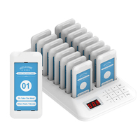 Système d'alerte triple pour clients - Vibration, bip et flash pour restaurants, cafés et aires de restauration dynamiques