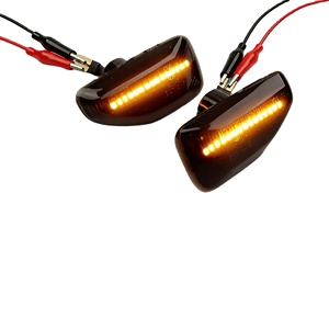 Luz LED Dinámica Secuencial para Marcador Lateral de <span class=keywords><strong>Dacia</strong></span> Logan Sandero <span class=keywords><strong>Duster</strong></span>, Lámpara de Señal de Giro Fluida - Product Image 1