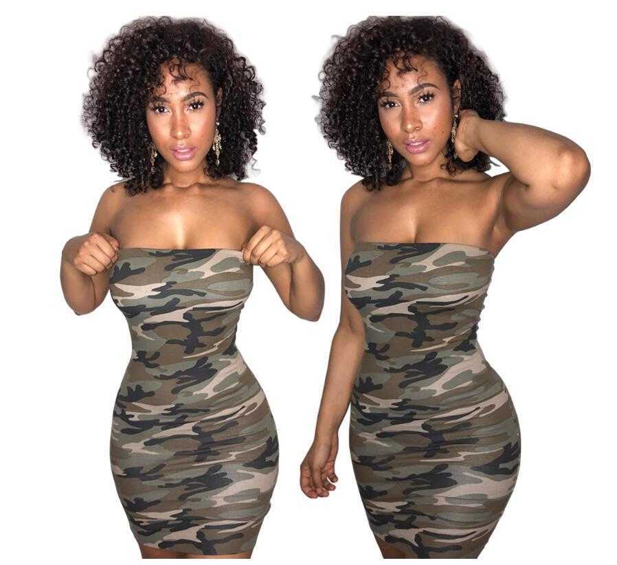 Robe D'été Camouflage As U Wish - Taille L - Rembourrée Poitrine - Occasion Très Bon état