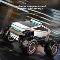 Voiture télécommandée Cyberpunk, pick-up tout-terrain, véhicule à grandes roues, voiture monstre en alliage RC, camion électrique tout-terrain, jouet pour enfants
