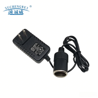 Adaptateur d'alimentation 24V 1A - Convertisseur de prise certifié ROHS - Aspirateur de véhicule, réfrigérateur, pompe à air - Convertisseur d'alimentation domestique
