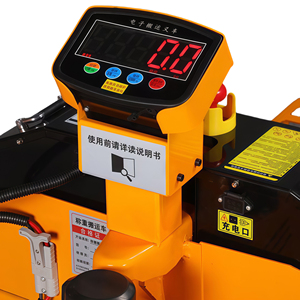 Tipo di pesatura ergonomica <span class=keywords><strong>3</strong></span> <span class=keywords><strong>Ton</strong></span> transpallet elettrico completo con scala CE certificata per il magazzino attrezzature di carico carrelli elevatori - Product Image 4