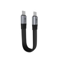 Câble plat USB 4.0 Thunderbolt 5 4 3 Compatible 40Gbps Transfert de données 240W PD Charge rapide 8K 60Hz Vidéo Câble USB C Pas FPC