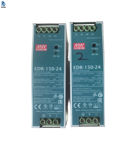 Fuente de Alimentación Conmutada EDR-150-24, Fuente de Alimentación Industrial, Convertidor de CA 24V 6.25W, Protección Contra Sobrecarga y Cortocircuito - Product Image 1