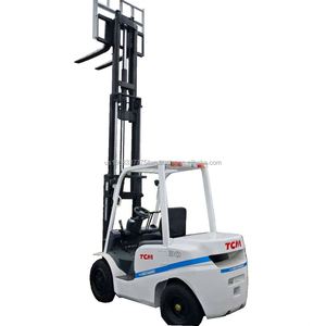Retail Businesses Manufacturing Plants Farms Used TCM Diesel <b>Pallet</b> <b>Jack</b> Manual Stacker Counterbalance Forklift 3 Ton Loading - Product Image 1