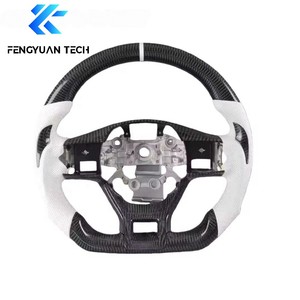 Volante Deportivo Personalizado de Fondo Plano en Fibra de Carbono Rojo y Negro para Kia K5 Gt Line K1 K2 K3 K4 2021 2022 2023 2024 2025 - Product Image 5