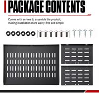 Soporte para Computadora Debajo del Escritorio, Soporte para Laptop, Resistente, Ahorra Espacio, para Computadoras y PCs de Formato Pequeño SFF