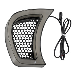 Clignotant avant de moto avec aérateur, compatible Harley 2015 et modèles ultérieurs, modification du clignotant arrière à double phare avec aérateur - Product Image 1
