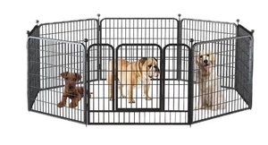 Haute qualité pour les jeux en plein air Parc en métal pour animaux de compagnie Stylo pliable pour animaux de compagnie pour chiens Clôture Enclos pour animaux de compagnie sûr - Product Image 3