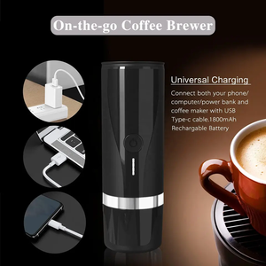 Espresso ortable achachachachine Mart offoffee Akers uutomatic offaker achachine SB lumluminum ininder Ueno Elug Lug ORT en 5V 6W - Product Image 3