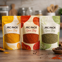 Sachets refermables personnalisés avec logo imprimé pour l'emballage alimentaire (snacks, bonbons, poudres, noix, poudres sèches, sucre, épices)