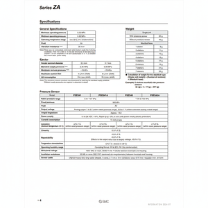 Eyector de vacío industrial compacto SMC Pneumatics modelo - Product Image 1