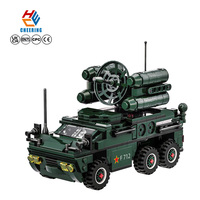 Wange 4511 Véhicule de Missile Anti-Avion de la Seconde Guerre Mondiale, Ensemble de Blocs de Construction Créatifs MOC Éducatifs pour Enfants, Jouet en Plastique Juguetes