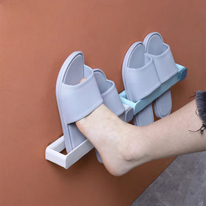 Wholesale Slipper <b>Storage</b> <b>Rack</b> Wall-mouted Organizers Space-saving <b>Shoes</b> Towel Bathroom Home Organization - Product Image 6