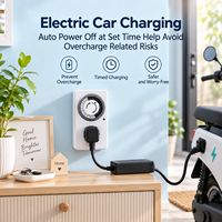 Stopkontak Timer Mekanis Power Now Jadwal Pengisian Berulang Perlindungan Pengisi Daya Kendaraan Listrik Peralatan Rumah Tangga