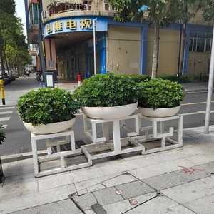 Phật sơn sản xuất kích thước lớn Lọ hoa Vòng sợi thủy tinh lưu vực hoa cho vuông hoặc <span class=keywords><strong>Plaza</strong></span> - Product Image 3